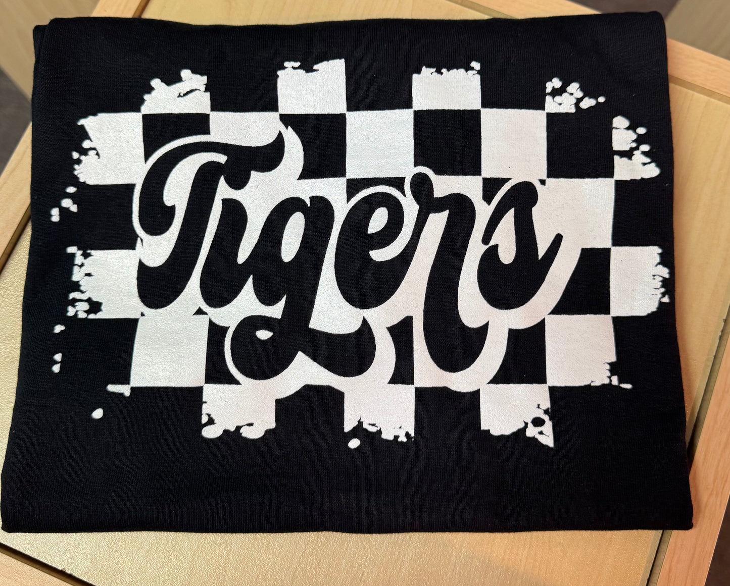 Checked Tigers spirit shirt