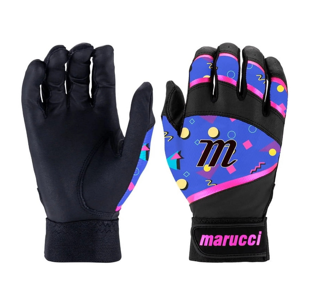 Marucci, Foxtrot Tee Ball Batting Gloves, MBGFXTR2-BK/PK
