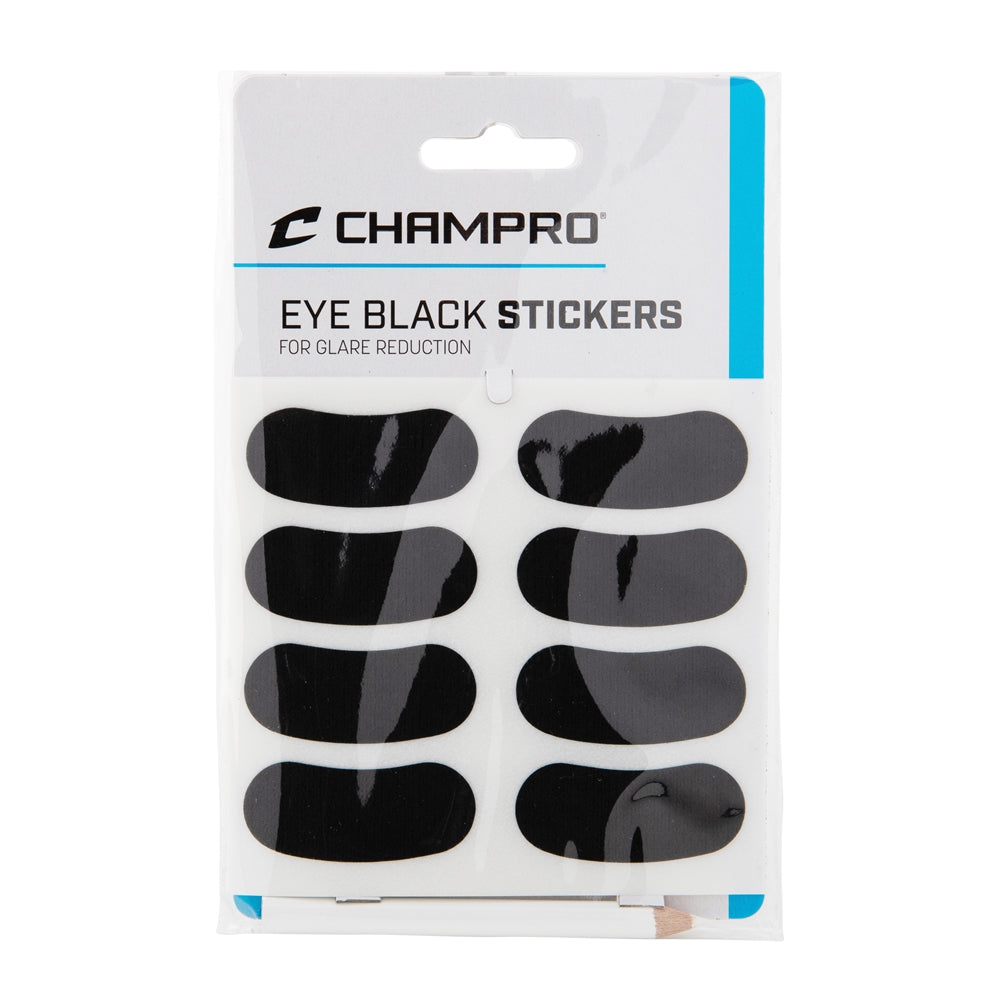 Champro Eye Black Stickers, A032, 12 Pair Stickers