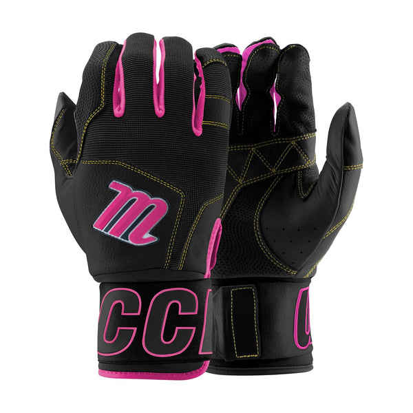 Marucci, Blacksmith Batting Gloves, MBG2BKSMY-BK/PK