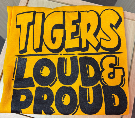 Tiger Loud and Proud spirit shirt